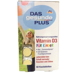 VITAMIN D3 DAS GESUNDE PLUS (DÀNH CHO TRẺ EM)