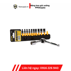 BỘ TUÝP 13 MÓN 1/4" HỆ INCH (CÔNG NGHIỆP) – MÃ 15390