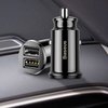 Tẩu sạc đa năng dùng cho xe hơi Baseus Grain Mini 5V, 3.1A Fast Charge, 2 cổng USB Car Charger