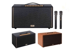 Loa Kadma KS68, Công suất 300W, Pin Từ 3-6h, Bluetooth, HDMI, USB, OTG/Live, Optical, Aux, Mic, Kèm 2 Mic