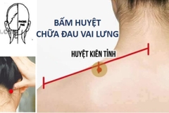 Hơ ngải bấm huyệt chữa bệnh đau vai lưng ngực bụng