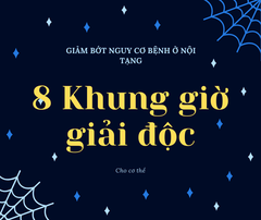 8 Khung Giờ Vàng Giải Độc Cơ Thể  - Bạn Nhất Định Phải Biết