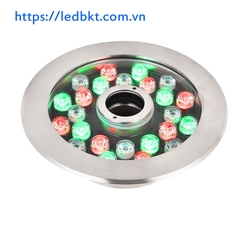 ĐÈN LED ÂM NƯỚC TRÒN XUYÊN TÂM 24W