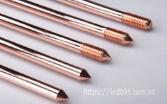 CỌC TIẾP ĐỊA THÉP MẠ ĐỒNG THOÁT SÉT D16 ẤN ĐỘ