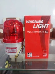 Đèn xoay cảnh báo có còi màu đỏ 220v 