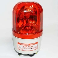 Đèn xoay cảnh báo có còi màu đỏ 220v 
