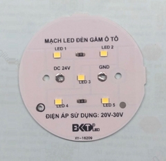 MẠCH ĐÈN GẦM Ô TÔ 5 LED