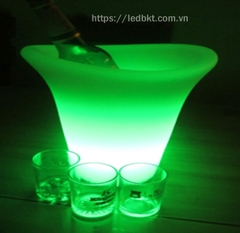 Led ice wine bucket (green)
