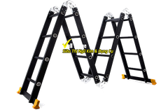 Thang nhôm bốn đoạn DIY TLG-4DB