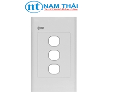 Mặt công tắc ổ cắm CS1 mặt 3 lỗ (CS13)