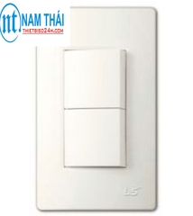 Công tắc đôi 2 chiều, 2 gang 2 way switch LS - Korea ( LSV-SB2W2W + LSV-SPSW)