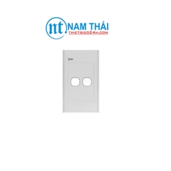 Mặt công tắc ổ cắm CS1 mặt 2 lỗ (CS12)