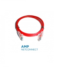 PatchCord Commscope/AMP 1-1859241-0 Cat5e SL, Red, 10 Ft