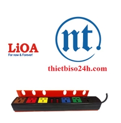 Ổ cắm kéo dài đa năng có thêm giá đỡ LIOA (6D12NG)