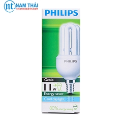 Bóng đèn Compact Philips tích hợp tương thích điện từ (EMC) Genie 11W