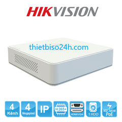 Đầu ghi hình 4 kênh Turbo HD 3.0 Hikvision HIK-7104SQ-F1