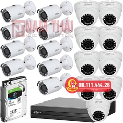 Lắp đặt trọn bộ 18 camera giám sát 1.0M Dahua