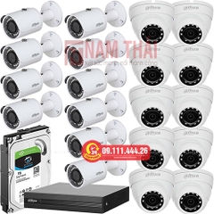 Lắp đặt trọn bộ 20 camera giám sát 1.0M Dahua