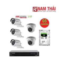 Lắp đặt trọn bộ 5 camera IP giám sát 2.0M Hikvision