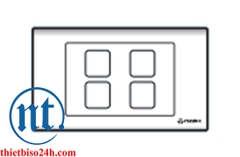 Ổ cắm công tắc Sino - Mặt 4 lỗ - S18A4X