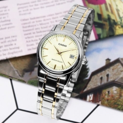 Casio Nữ LTP-V002SG-9AUDF Dây Thép | LTP-V002SG-9A