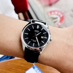 CASIO STANDARD MTS-100L-1AVDF DÂY DA | MTS-100L-1A - KÍNH SAPPHIRE - PIN 10 NĂM