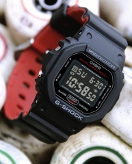 G-SHOCK DW-5600HR-1 Black x Red Heritage Color