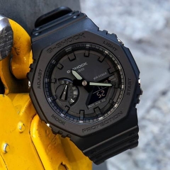 G-SHOCK GA-2100-1A1DR CARBON CORE SIÊU MỎNG | GA-2100-1A1