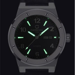 Đồng Hồ Nam Dây Da Carnival 8089G-VT-DD Automatic - Kính Sapphire - Size 42mm - 4 Màu - 8089G-VT-DD-D - 8089G-VT-DD-T - 8089G-VT-DD-TX - 8089G-VT-DD-X