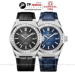Đồng Hồ Nam Dây Da Carnival 8107G-VT-DD Automatic - Kính Sapphire - Size 42mm - 2 Màu - 8107G-VT-DD-D - 8107G-VT-DD-X