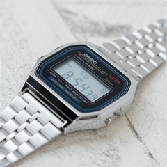 Casio Vintage Unisex A159WA-N1DF Dây Thép | A159WA-N1