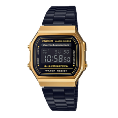 CASIO CLASSIC A168WEGB-1B BLACK GOLD