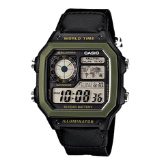CASIO WORLDTIME AE-1200WHB-1B | PIN 10 NĂM | AE-1200WHB-1BVDF