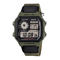 CASIO WORLDTIME AE-1200WHB-3B | PIN 10 NĂM | AE-1200WHB-3BVDF