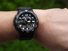 CASIO WORLDTIME AEQ-100W-1A  | PIN 10 NĂM | AEQ-100W-1AVDF