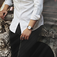 Đồng Hồ Nam Dây Da Citizen AR1133-23A Eco-Drive | Kính Sapphire | Năng Lượng Ánh Sáng