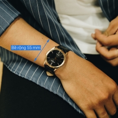 Đồng Hồ Nam Dây Da Citizen AR3073-06E Eco-Drive | Kính Sapphire | Năng Lượng Ánh Sáng