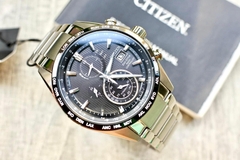 Đồng Hồ Nam Dây Thép Citizen AT8154-82E Eco-Drive | Vỏ/Viền Super Titanium | Kính Sapphire | Năng Lượng Ánh Sáng