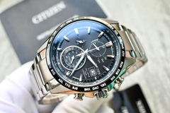 Đồng Hồ Nam Dây Thép Citizen AT8154-82E Eco-Drive | Vỏ/Viền Super Titanium | Kính Sapphire | Năng Lượng Ánh Sáng