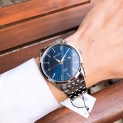 Đồng Hồ Nam Dây Thép Citizen Quartz BI5000-87L - Size 39mm