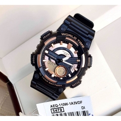 Casio Worldtime AEQ-110W-1A3 Pin 10 năm - Chống nước 100m bơi lội - Giờ thế giới