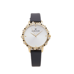Đồng hồ nữ dây da Daniel Klein DK.1.12525.5