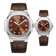 Đồng Hồ Cặp Đôi Dây Da Carnival 8160-VT-DD-N