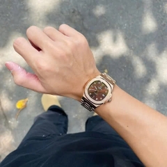 Đồng Hồ Cặp Đôi Dây Thép Carnival 8160-VH-N Chocolate Rose Gold