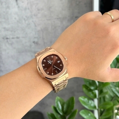 Đồng Hồ Cặp Đôi Dây Thép Carnival 8160-VH-N Chocolate Rose Gold