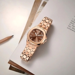 Đồng Hồ Cặp Đôi Dây Thép Carnival 8160-VH-N Chocolate Rose Gold