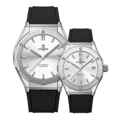 Đồng Hồ Cặp Đôi Dây Cao Su Carnival 8168-VT-DCS-T