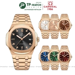 Đồng Hồ Nam Dây Thép Carnival 8160G-VH Automatic - Kính Sapphire - Size 41mm