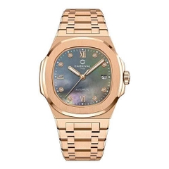 Đồng Hồ Nam Dây Thép Carnival 8160G-VH Xà Cừ - Automatic - Kính Sapphire - Size 41mm