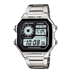 CASIO WORLDTIME AE-1200WHD-1A | PIN 10 NĂM | AE-1200WHD-1AVDF